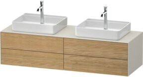 Duravit Waschtischunterschrank White Tulip in White, Breite: 160 cm, Tiefe: 55 cm, Höhe: 40,8 cm - Bild 1