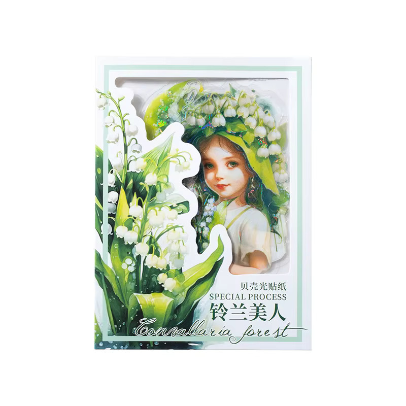 JIANQI 5 Stück PET-Aufkleber in Multicolour für Journaling und Scrapbooking - Bild 2