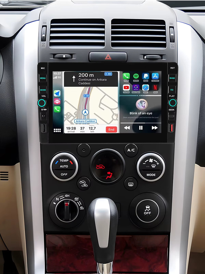Essgoo Android 15 Autoradio mit 8 Zoll Display, 4GB RAM, 64GB Speicher, Carplay, WiFi und GPS für Suzuki Grand Vitara, Schwarz - Bild 5