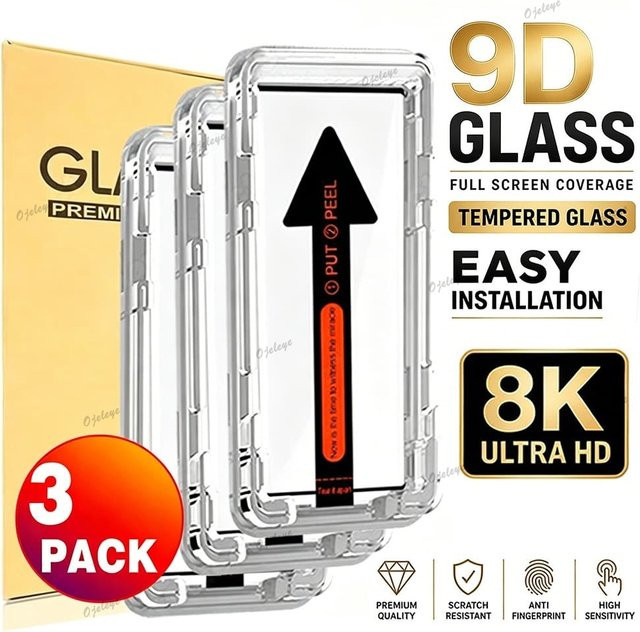 Gehärteter Glas-Displayschutz für Motorola Signature Edge 70 Pro 60 Fusion 50 60 Neo 50 Ultra 50 Pro HD-Folie mit automatischer Staubentfernung, transparent - Bild 1