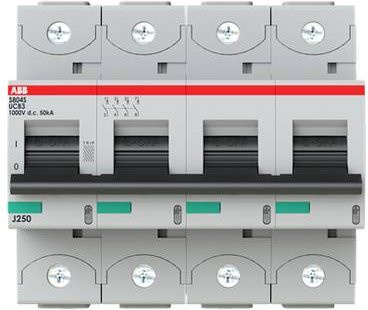 ABB S804S-UCB3 Leitungsschutzschalter 3A 1000V grau - Bild 1