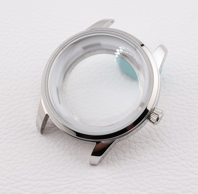 Uhrengehäuse Silber, 40 mm, Polierte Seiten, Mechanisch - Bild 1