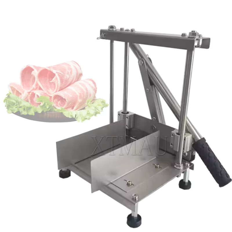 XTMAU Vertikale Lammschneide- und Rollmaschine aus Edelstahl in Silber für gefrorenes Fleisch - Bild 2