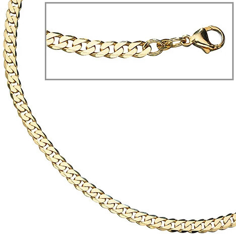 Colfem Panzerarmband 333 Gelbgold, 21 cm, Unisex - Bild 1