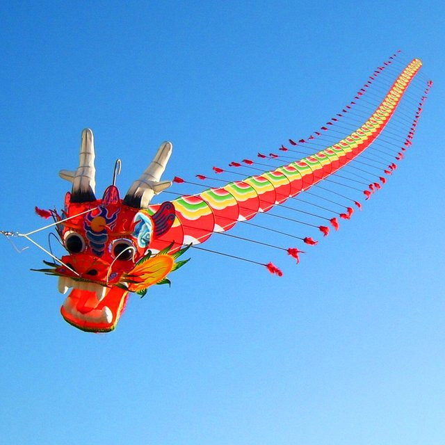 IKITEFLY Chinesischer Drachendrache, Fantasy, Bunt / Mehrfarbig, ab 14 Jahre - Bild 1