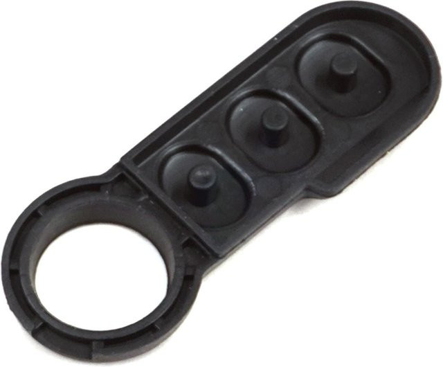 BROSS 3-Tasten-Fernbedienung mit Klappschlüssel und Gummi-Tastenfeld in Schwarz für Fiat Ducato Doblo Punto 500 Bravo Fiorino BDP1207 - Bild 1