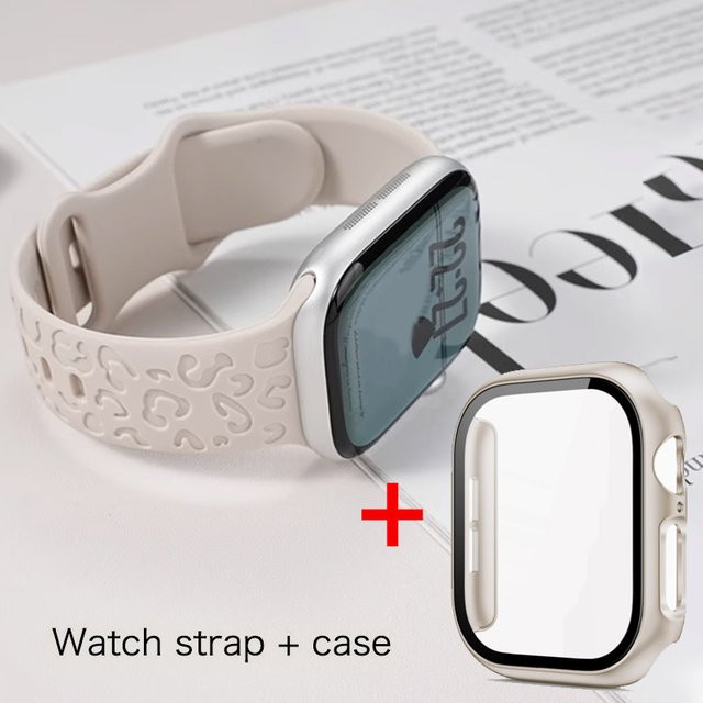 Displayschutzfolien für Apple Watch, Silikon, Weiß, Unisex - Bild 1