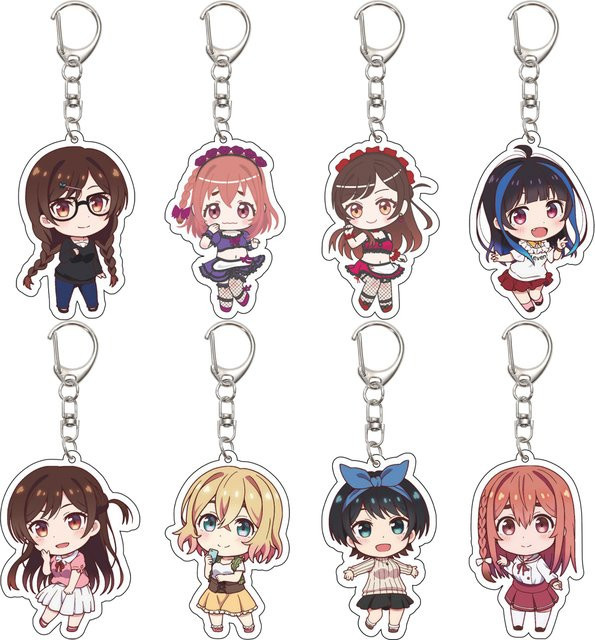 Bandai Schlüsselanhänger Anime Rent-A-Girlfriend, Acryl - Bild 1