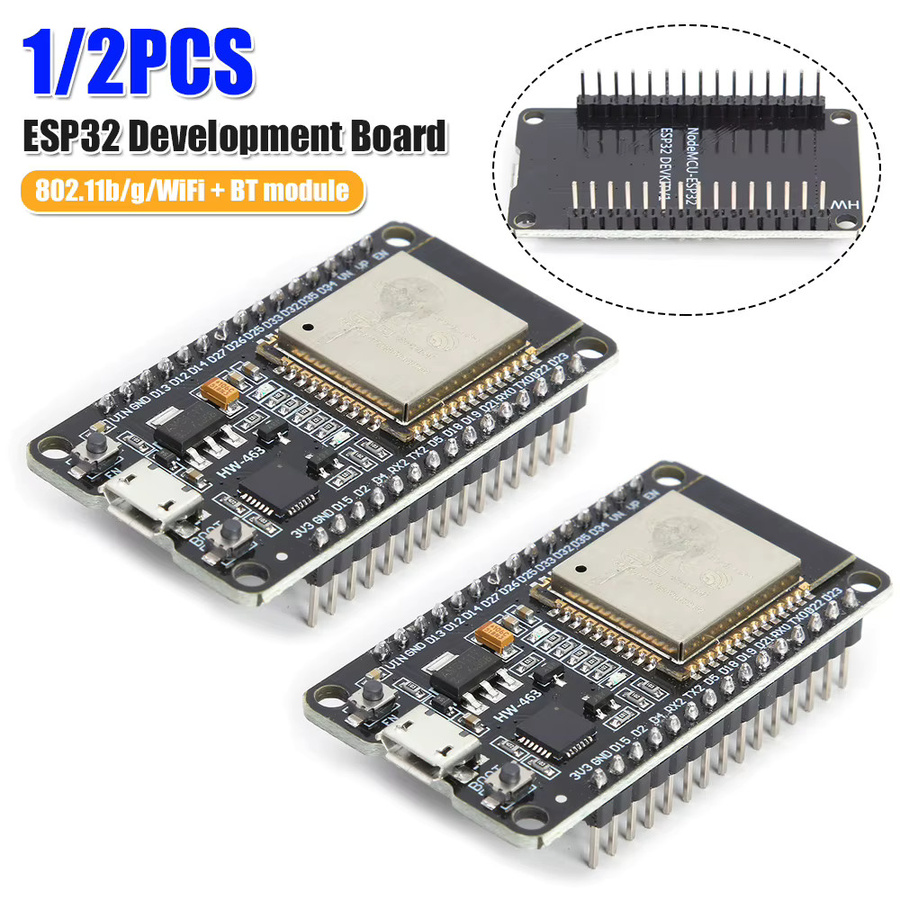 ALLOYSEED ESP-32S ESP32 Entwicklungsboard mit WLAN und Bluetooth in Schwarz - Bild 2