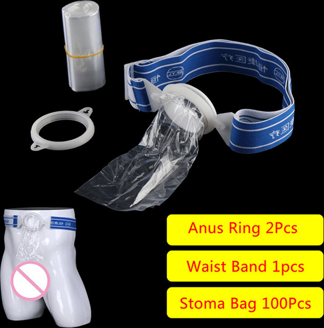 Set Kolostomiebeutel, Stoma-Gürtel, entleerbare Urostomie- und Ileostomiebeutel, Unisex - Bild 1