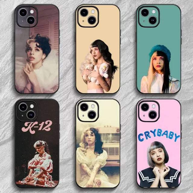 Handyhülle Melanie Martinez Design für iPhone 12 bis iPhone 17 Pro Max Plus und Mini, weiche TPU Hülle, Multicolor - Bild 1