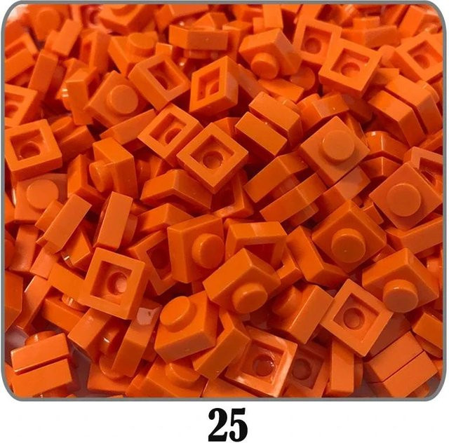 Yiran toy Platte 1x1 Baustein, 550-teiliges Set, 52 Farben, ab 14 Jahren - Bild 1