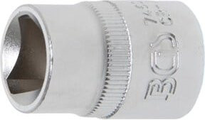 BGS Dreikant-Einsatz 7463 M10 15 mm aus Chrom-Vanadium in Silber 1/2 Zoll - Bild 1