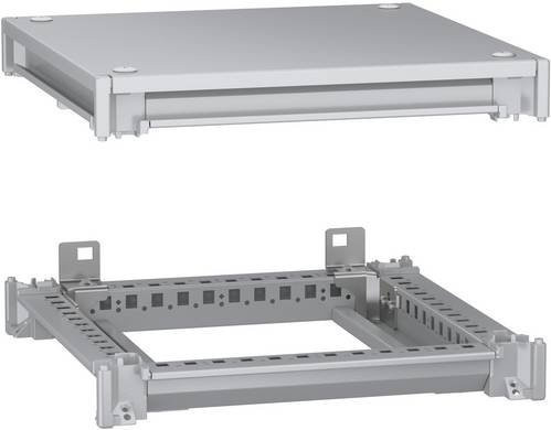 Schneider Electric NSYSFNC44 PanelSeT SFN Unterer und oberer Rahmen inklusive Dach, Grau, B: 40 cm, T: 40 cm - Bild 1