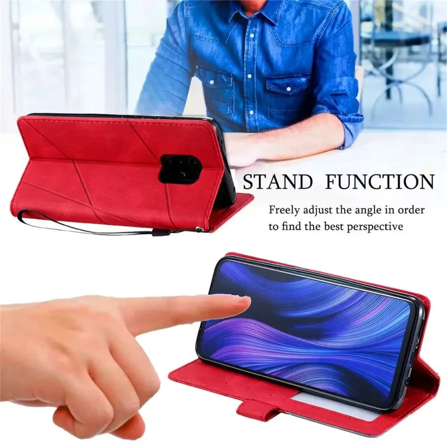 Lederetasche mit Flip-Funktion für Samsung Galaxy A11 A21 A31 A41 A51 A71 A81 A91 A10 A20 A40 A50 A70 S Serie als Brieftasche und Standhalterung in Braun - Bild 5