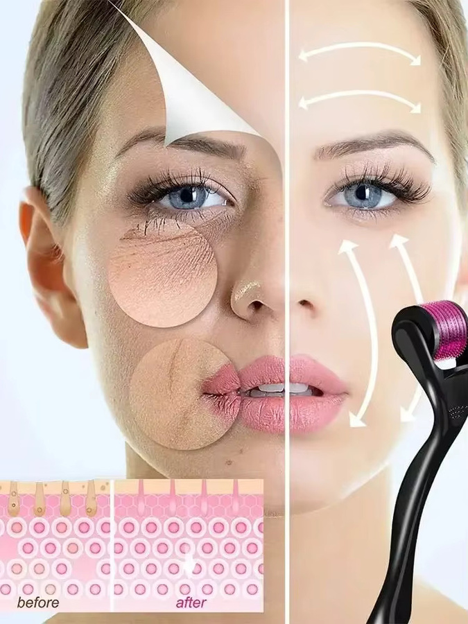 TCMHEALTH Gesichtsmassageroller, Weiß, für Gesicht und Kopfhaut - Bild 2