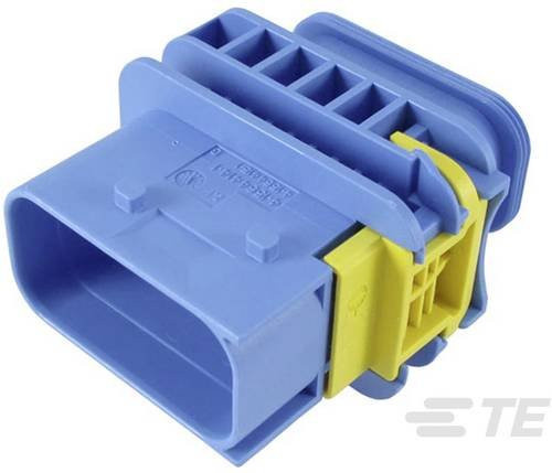 TE Connectivity Leiterplattensteckverbinder mit 12 Polen in Blau (4-1564414-1) - Bild 1