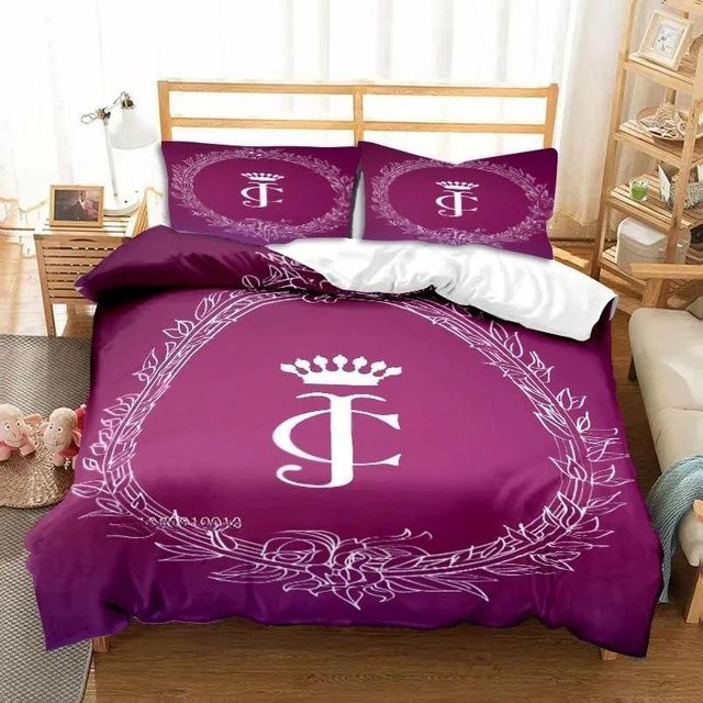 Juicy Couture 3-teiliges Doppelbettwäsche-Set mit 3D-Grafikdesign, Bettbezug und zwei Kissenbezügen, B/H: 210 x 210 cm - Bild 1