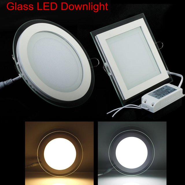 Evelobin LED-Downlight-Deckenleuchte mit integriertem LED-Licht und Glaskörper für den Einbau - Bild 1