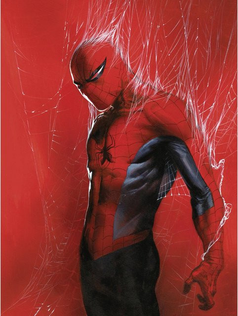 Komar Wandbild Marvel Spider-Man Through the Spider Web, Rot, Breite: 30 cm, Höhe: 40 cm - Bild 1