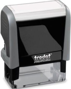 Trodat Eco-Printy Office Selbststempel mit Text BEZAHLT in Grau - Bild 1