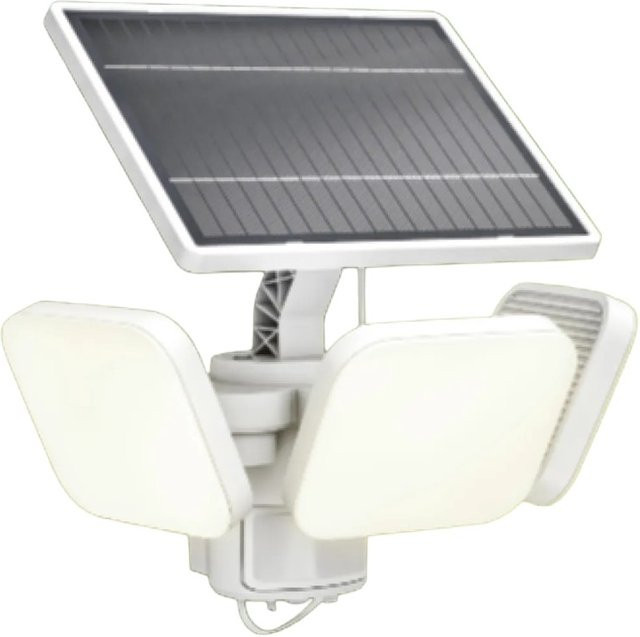 Philips Solar-LED-Außenstrahler mit Bewegungssensor in Weiß, 3000 K, IP65, B/T/H: 16,3 x 17 x 21,8 cm - Bild 1