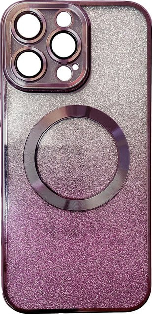 Glamour MagSafe Back Cover für Apple iPhone 15 in Purple - Bild 1