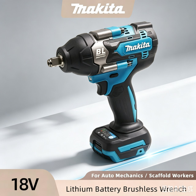 Makita DTW700 Brushless Akku-Schlagschrauber mit 1/2 Zoll Antrieb für 18V LXT Akkus - Bild 1