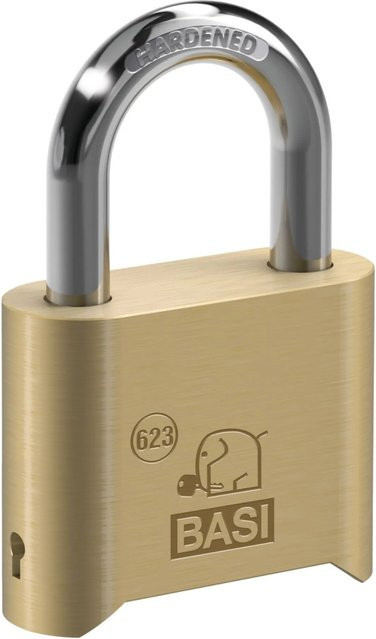 BASI Vorhangschloss VHS 623 aus Messing in Gold mit einstellbarer Zahlenkombination und beidseitiger Verriegelung inkl. Kodierungsschlüssel - Bild 1