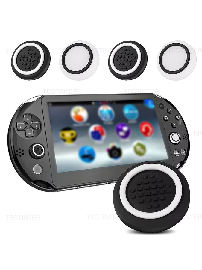 4er-Set Silikon Thumb-Stick Grip Caps für Sony PS Vita PSV1000 und PSV2000 Zubehör - Bild 6