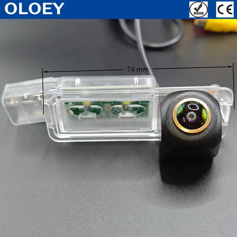 OLOEY HD-Rückfahrkamera für Volkswagen VW Golf 8 und Caddy 2022–2024 mit Vorder- und Rückfahrkamera in Schwarz - Bild 3