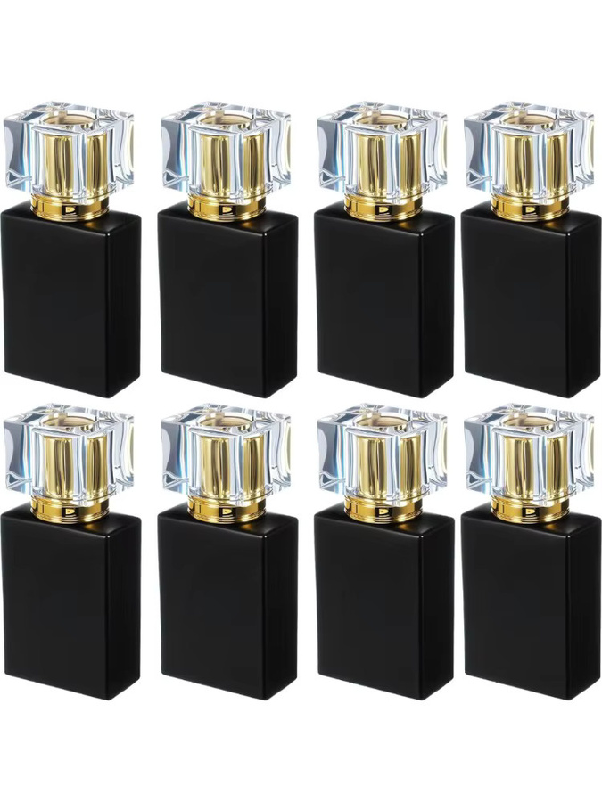FIGHTYU Parfümflaschen, 8er-Pack, 30 ml, Schwarz, Glas - Bild 6