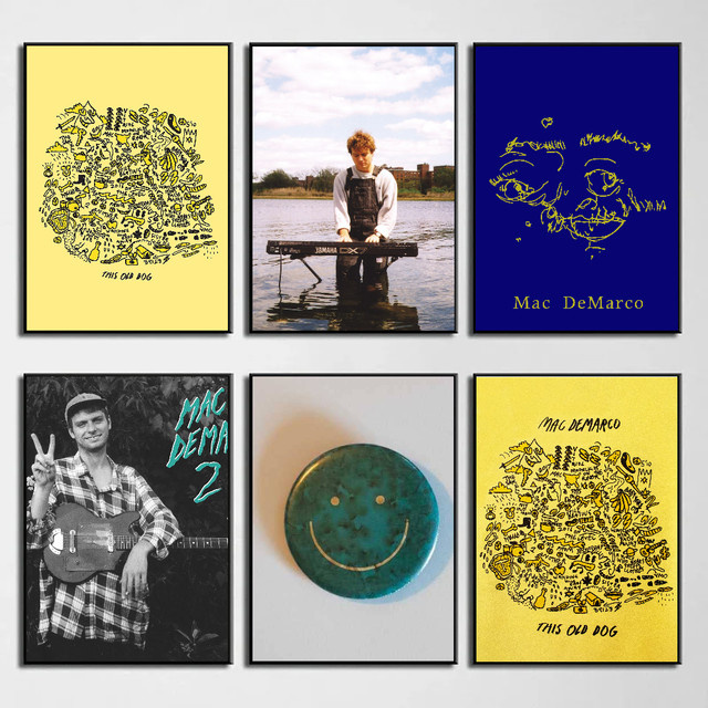 Wasserfester selbstklebender Papieraufkleber Mac DeMarco Five Easy Hot Dogs Poster zur Wanddekoration - Bild 1
