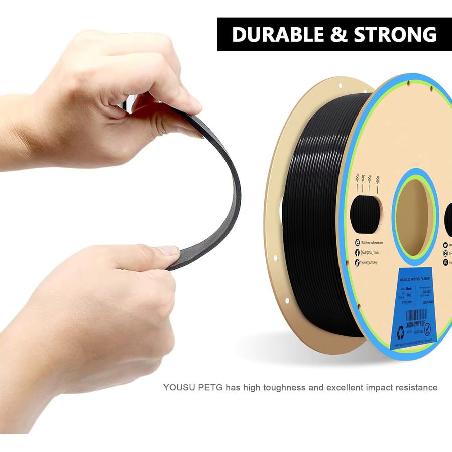 Filajoy3D PETG Filament 1,75mm für FDM 3D-Drucker, 250g, verschiedene Farben - Bild 1