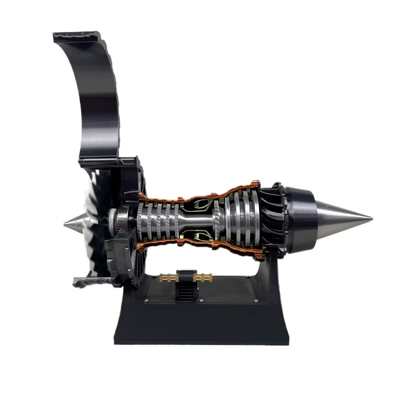 FZXF Turbofan-Motor-Modell, DIY-Kit, Kunststoff - Bild 4