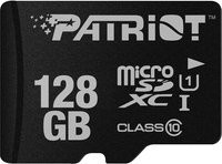 Patriot LX Series microSDXC Speicherkarte, 128 GB, Class 10, Schwarz - Bild 1