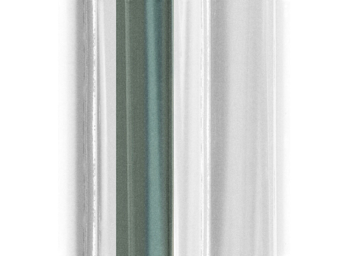 Jannelli & Volpi Mural Balmoral Wandgestaltung Petrol Abstract gestreift aus Vinyl - Bild 1
