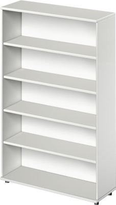 Schäfer Shop Genius Regal TETRIS WOOD, 5 Ebenen, Farbe: grau, Breite: 100 cm - Bild 1