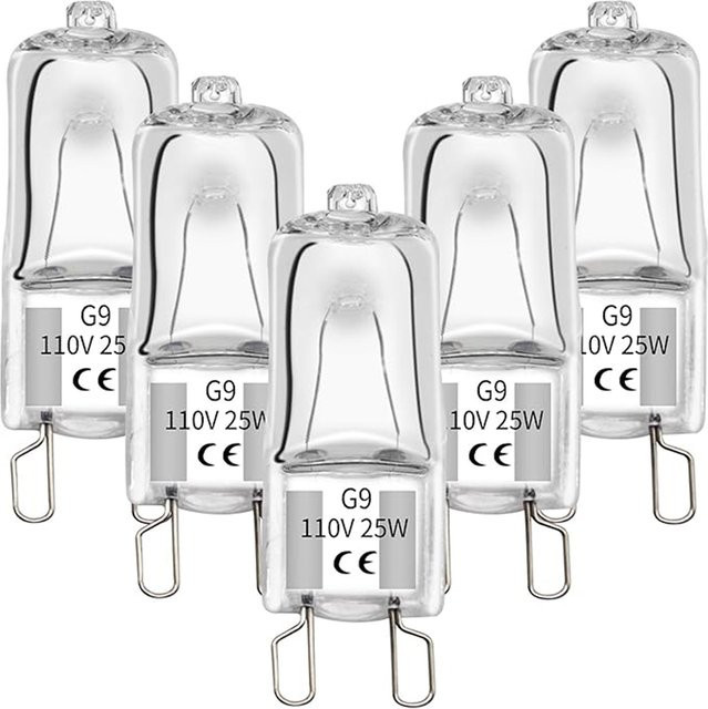 G9 Halogen-Wärmelampen für Reptilien, Warmweiß mit UVA, transparente Glaslampen für Bartagamen, Schildkröten und Eidechsen - Bild 1