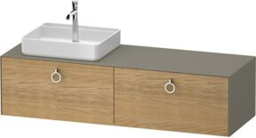 Duravit Waschtischunterschrank White Tulip in White, Breite: 160 cm, Tiefe: 55 cm, Höhe: 40,8 cm - Bild 1