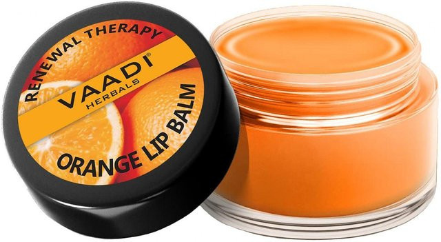 Vaadi Herbals Lippenbalsam Orange, 10 g, mit Honig, Ghee, Shea - Bild 1