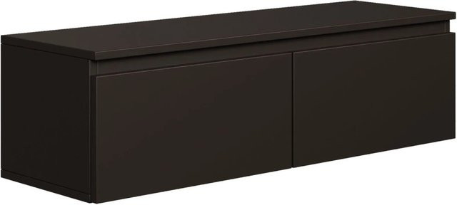Selsey TV-Hängeboard Bemmi in Schwarz, modern und matt, Breite: 100 cm, Höhe: 31,8 cm, Tiefe: 28,4 cm - Bild 1