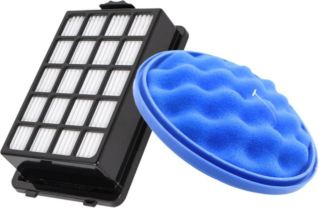 Samsung HEPA-Filter DJ97-01962A und Schwammfilter DJ63-01285A für Staubsauger der Serien SC15 SC21 VC15 VC21 SC15F50 SC21F50 SC50VA - Bild 1