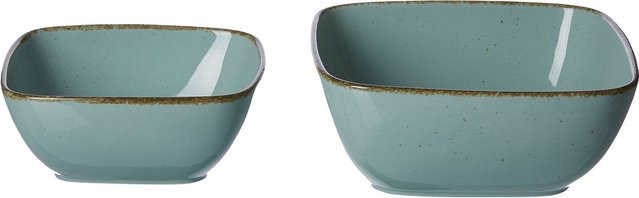 Ritzenhoff & Breker Servierschalen-Set Casa aus Keramik, 2er Set, Blau - Bild 1