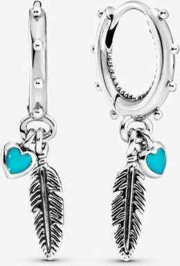 Wucifang Jewelry Hängeohrringe, 925 Silber, Zirkonia, Kristall, Damen - Bild 1