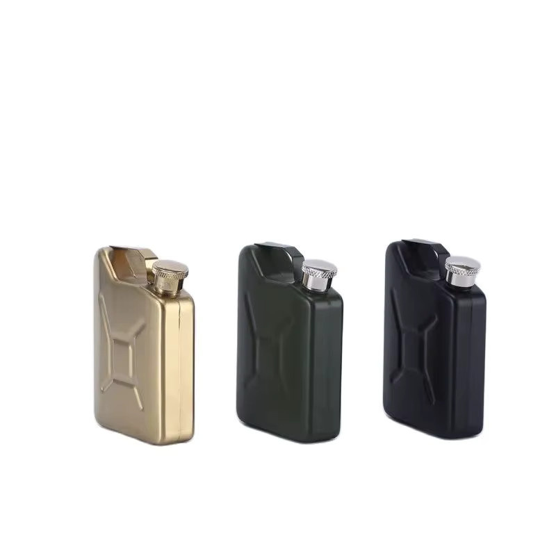 Xbees Mini Flachmann aus Stahl in Silber, 148 ml (5oz) - Bild 2