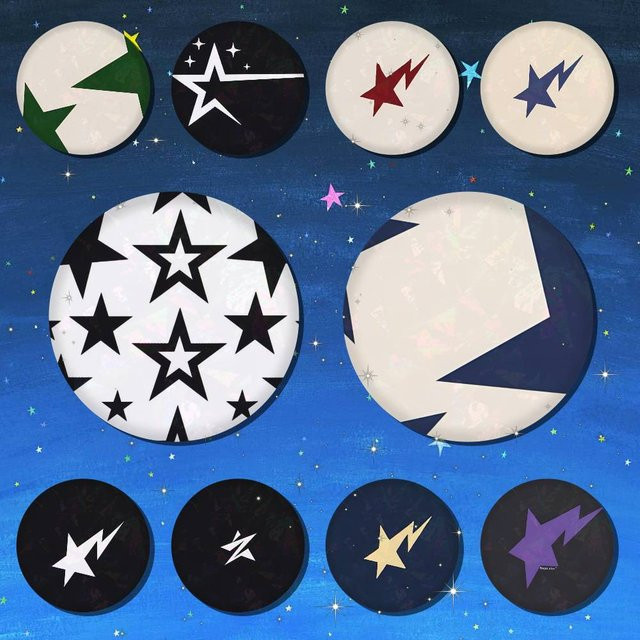 Star Trading Broschen, Black Star, Unisex - Bild 1