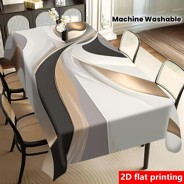 Moderne Tischdecke von JMG Household Supplies aus Polyester in Schwarz und Multicolour, Rechteckig, B: 100 cm, L: 145 cm - Bild 1