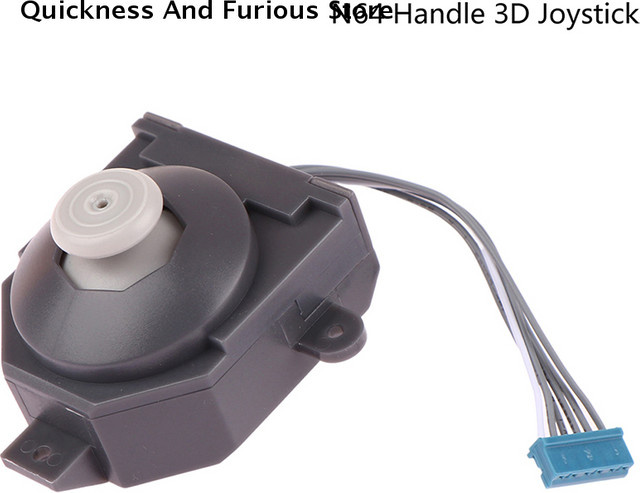 3D-Joystick-Ersatz für N64-Controller, Analogstick-Reparaturteil in Grau - Bild 1
