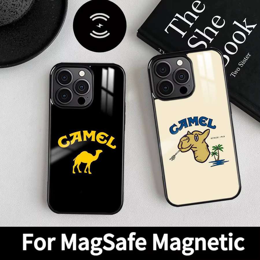 C-Camel MagSafe magnetische Telefonhülle für iPhone 11 bis 16 Pro Max Plus Mini in Schwarz - Bild 4